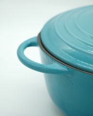 Nồi Gang Đúc Tráng Men  26cm ; Phù hợp mọi loại bếp, Nấu canh nấu soup siêu ngon