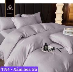 Ga giường nhập MÀU TRƠN VÂN CHÌM - hàng order