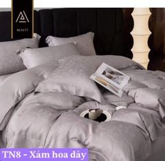 Ga giường nhập MÀU TRƠN VÂN CHÌM - hàng order
