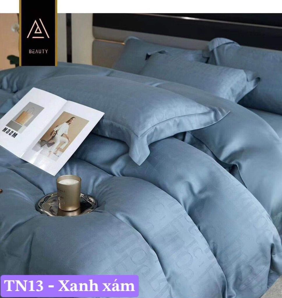 Ga giường nhập MÀU TRƠN VÂN CHÌM - hàng order