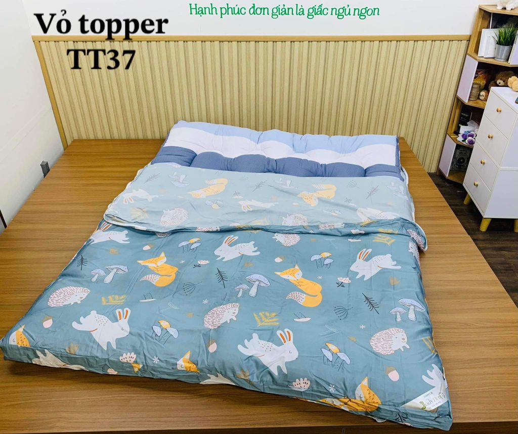 Vỏ topper 1mx2m