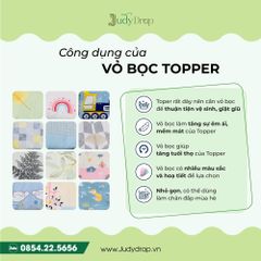 Vỏ topper 1m8x2m