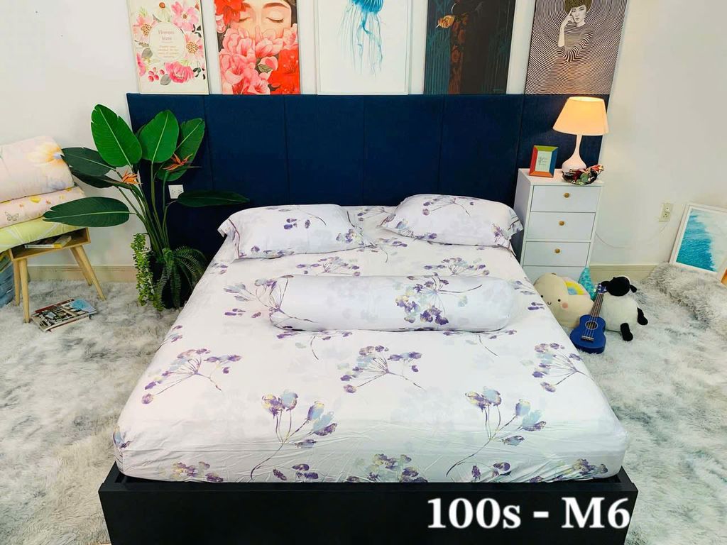 TENCEL 100s HỌA TIẾT - SET GA 4 MÓN KHÔNG CHĂN
