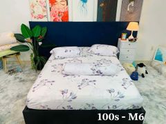 TENCEL 100s HỌA TIẾT - SET GA 4 MÓN KHÔNG CHĂN