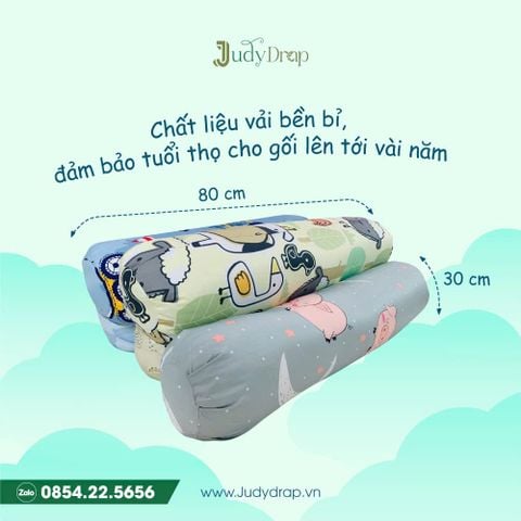 Gối ôm em bé 30x80 (kèm vỏ gối)