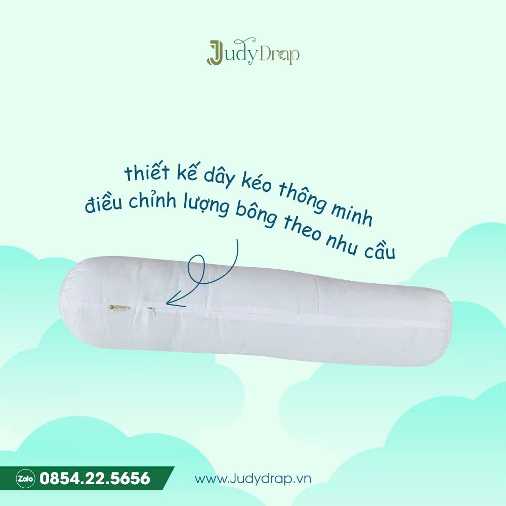 Gối ôm em bé 30x80 (kèm vỏ gối)