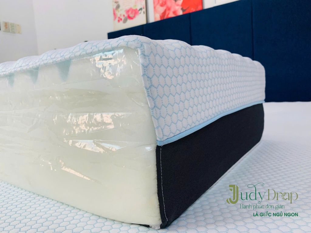 NỆM FOAM MASSAGE 2 LỚP JUDY DRAP VẢI BĂNG LẠNH
