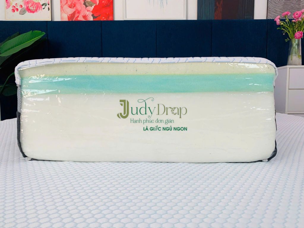 NỆM MEMORY FOAM 3 LỚP CAO CẤP VẢI BĂNG LẠNH JUDY DRAP