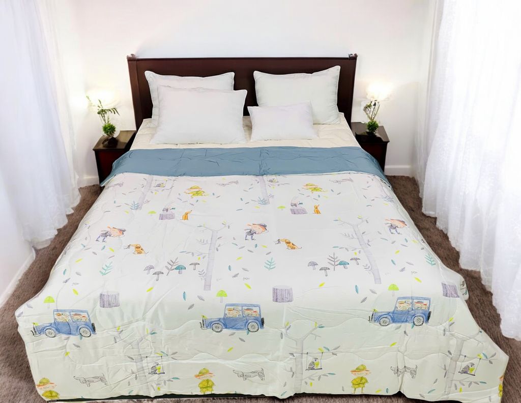 Chăn lẻ/mền lẻ Tencel 60s HOẠ TIẾT