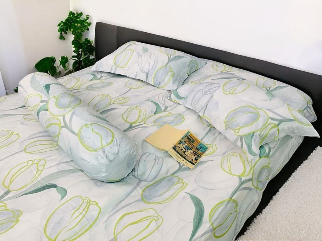 Bộ ga Tencel 4 món không mền siêu đẹp
