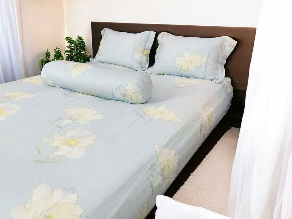Bộ ga Tencel 4 món không mền siêu đẹp