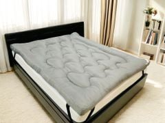 TOPPER LÓT NỆM MÀU XÁM
