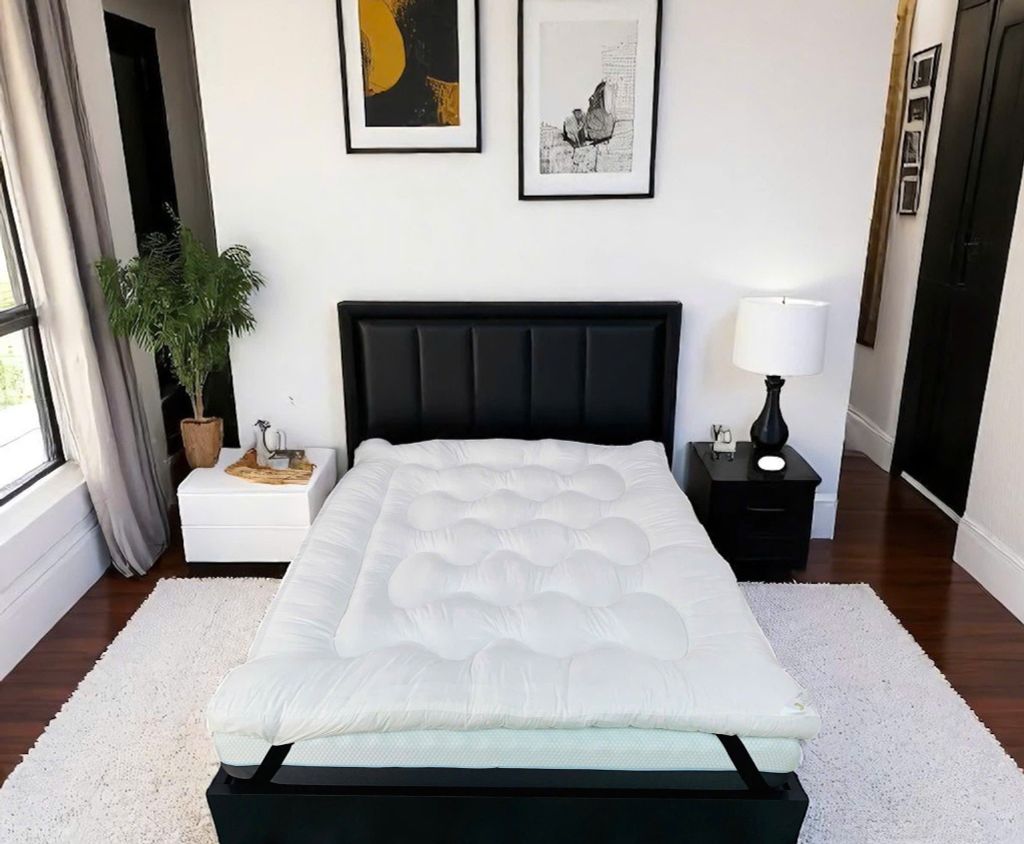 TOPPER LÓT NỆM MÀU TRẮNG