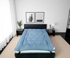 TOPPER LÓT NỆM MÀU XANH
