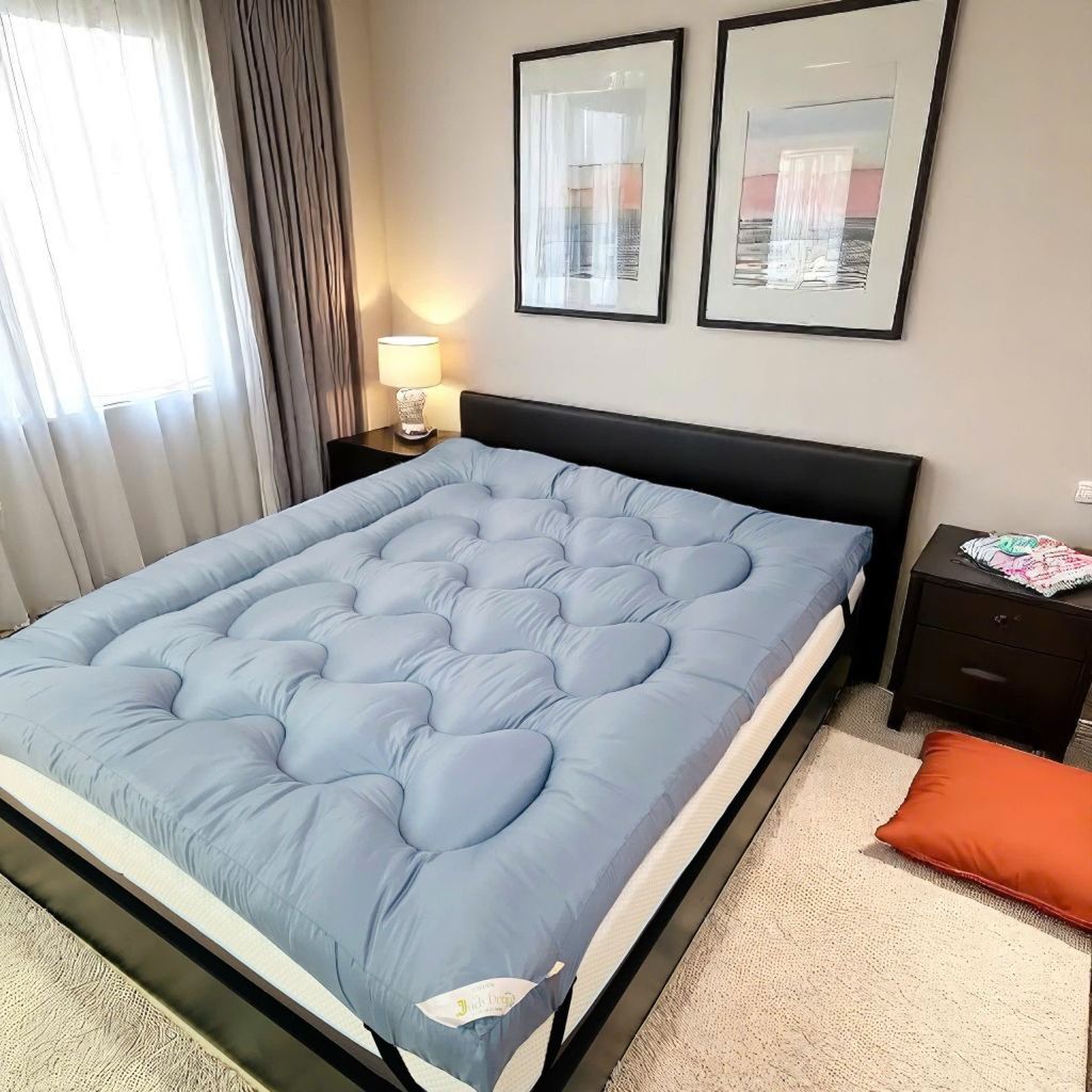 TOPPER LÓT NỆM MÀU XANH