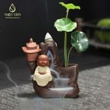  Thác khói trầm hương đức phật trên núi cao 