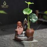  Thác khói trầm hương đức phật trên núi cao 