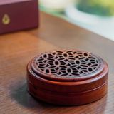  Lư xông đốt trầm hương gỗ cẩm lai CTM2 