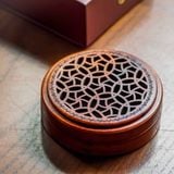  Lư xông đốt trầm hương gỗ cẩm lai CTM2 