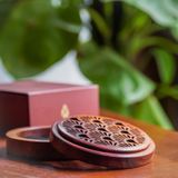  Lư xông đốt trầm hương gỗ cẩm lai CTM2 