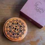  Lư xông đốt trầm hương gỗ cẩm lai CTM2 