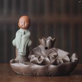  Thác khói chú tiểu trên lá sen CTM2 