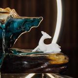  Tiểu cảnh thác khói phong thủy cao cấp CTM7 