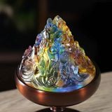  Lư xông đốt trầm hương bằng đồng nắp thủy tinh CTM3 