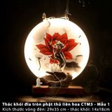  Thác khói đĩa tròn phật thủ liên hoa CTM3 
