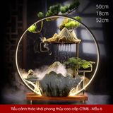  Tiểu cảnh thác khói phong thủy cao cấp CTM9 