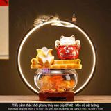  Tiểu cảnh thác khói phong thủy cao cấp CTM2 
