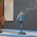  Tháp hoa sen thưởng trầm hương bằng đồng 