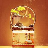  Tiểu cảnh thác khói phong thủy cao cấp CTM11 