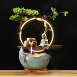  Tiểu cảnh thác khói phong thủy cao cấp CTM5 