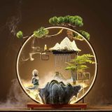  Tiểu cảnh thác khói phong thủy cao cấp CTM6 