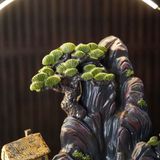  Tiểu cảnh thác khói phong cảnh non nước 