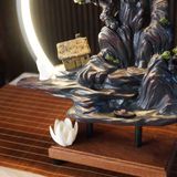  Tiểu cảnh thác khói phong cảnh non nước 