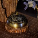  Lư xông đốt trầm hương bằng đồng CTM2 