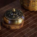  Lư xông đốt trầm hương bằng đồng CTM2 