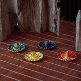  Đĩa đốt hương không tăm hoa sen 