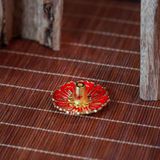  Đĩa đốt hương không tăm hoa sen 