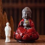  Lư xông đốt trầm hương Như Lai tọa liên hoa 
