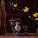  Thác khói trầm hương đức phật trên núi cao 