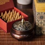  Lư xông đốt trầm hương bằng đồng CTM8 