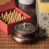  Lư xông đốt trầm hương bằng đồng CTM8 