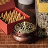  Lư xông đốt trầm hương bằng đồng CTM8 