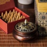  Lư xông đốt trầm hương bằng đồng CTM8 