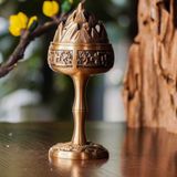 Tháp hoa sen thưởng trầm hương bằng đồng 