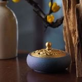  Lư xông đốt trầm hương bằng đồng CTM12 