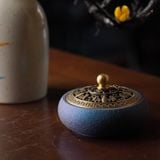  Lư xông đốt trầm hương bằng đồng CTM12 